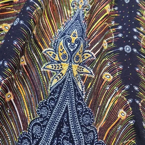 💛One Size Plus Blue Floral Print Sleeveless Maxi Dress One Size - Picture 6 of 9